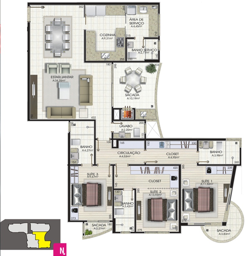 Hannover Residencial — planta oficial 03