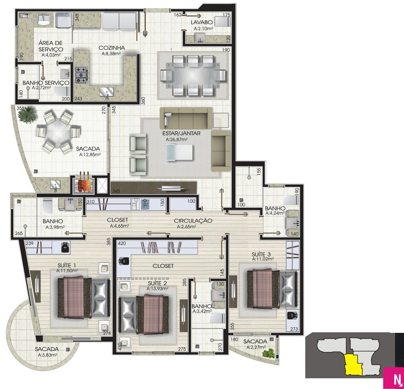 Hannover Residencial — planta oficial 02
