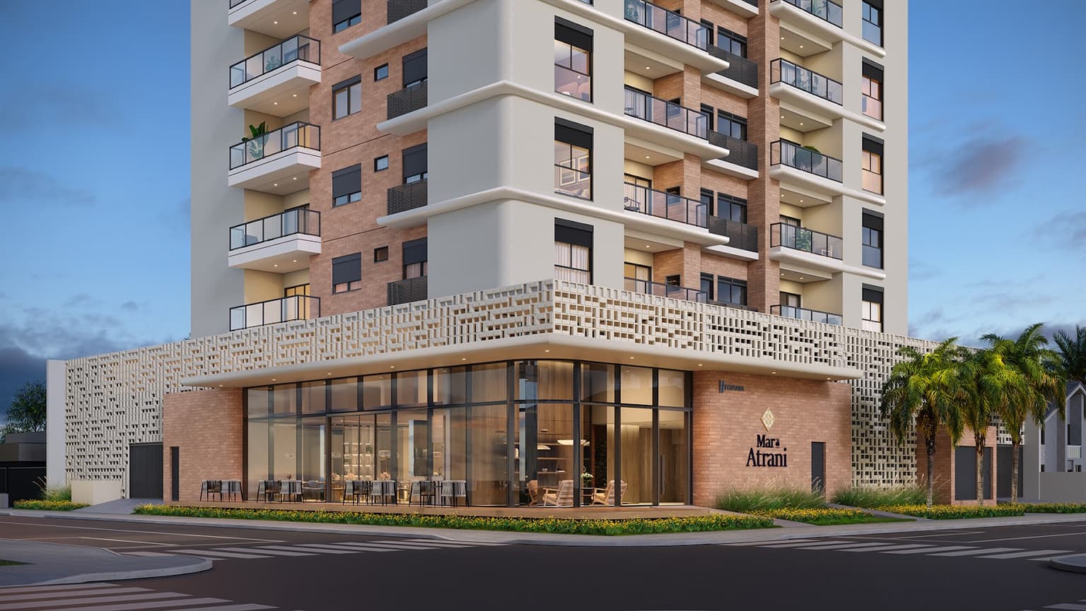 Acesso principal Mar di Atrani Residencial