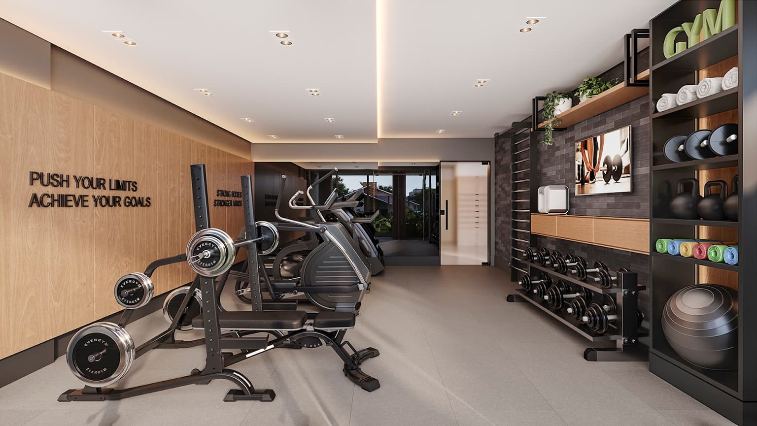 Espaço Fitness com Terraço — Mar di Nizza Residencial