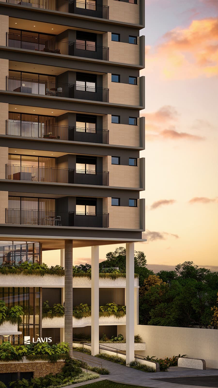 Lavis Residencial — fachada Centro Criciúma