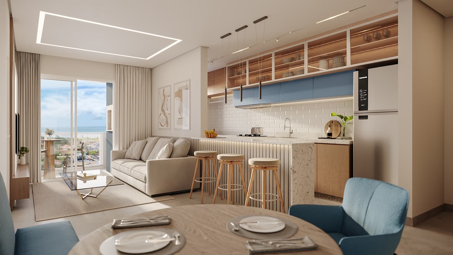 Living Integrado — Mar di Nizza Residencial