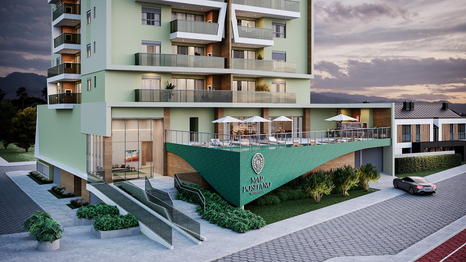 Fachada Mar Positano Residencial — Balneário Rincão/SC