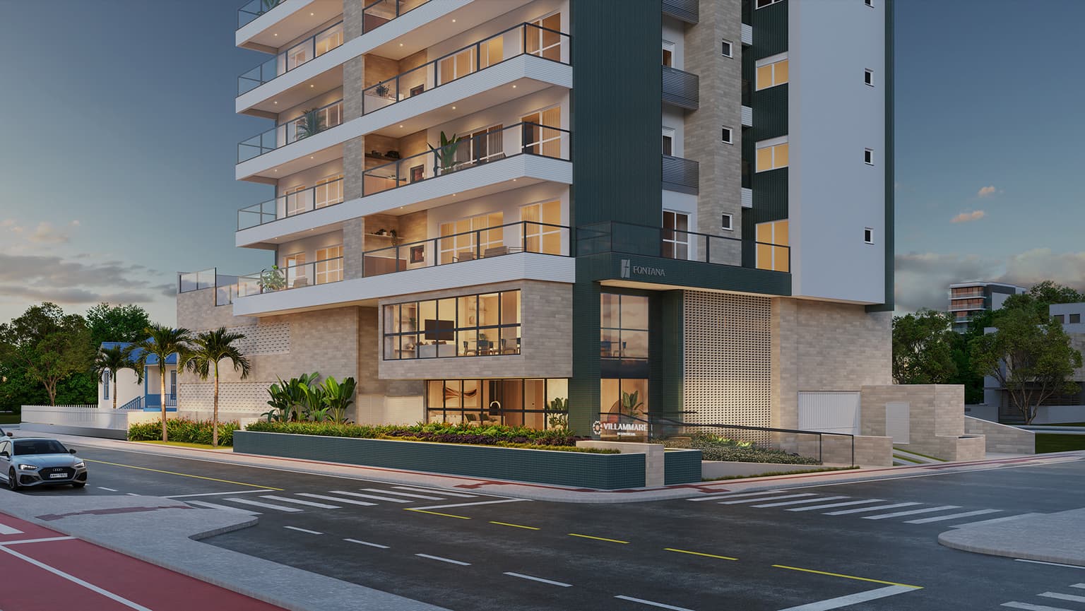 Fachada Villammare Residencial — Balneário Rincão/SC